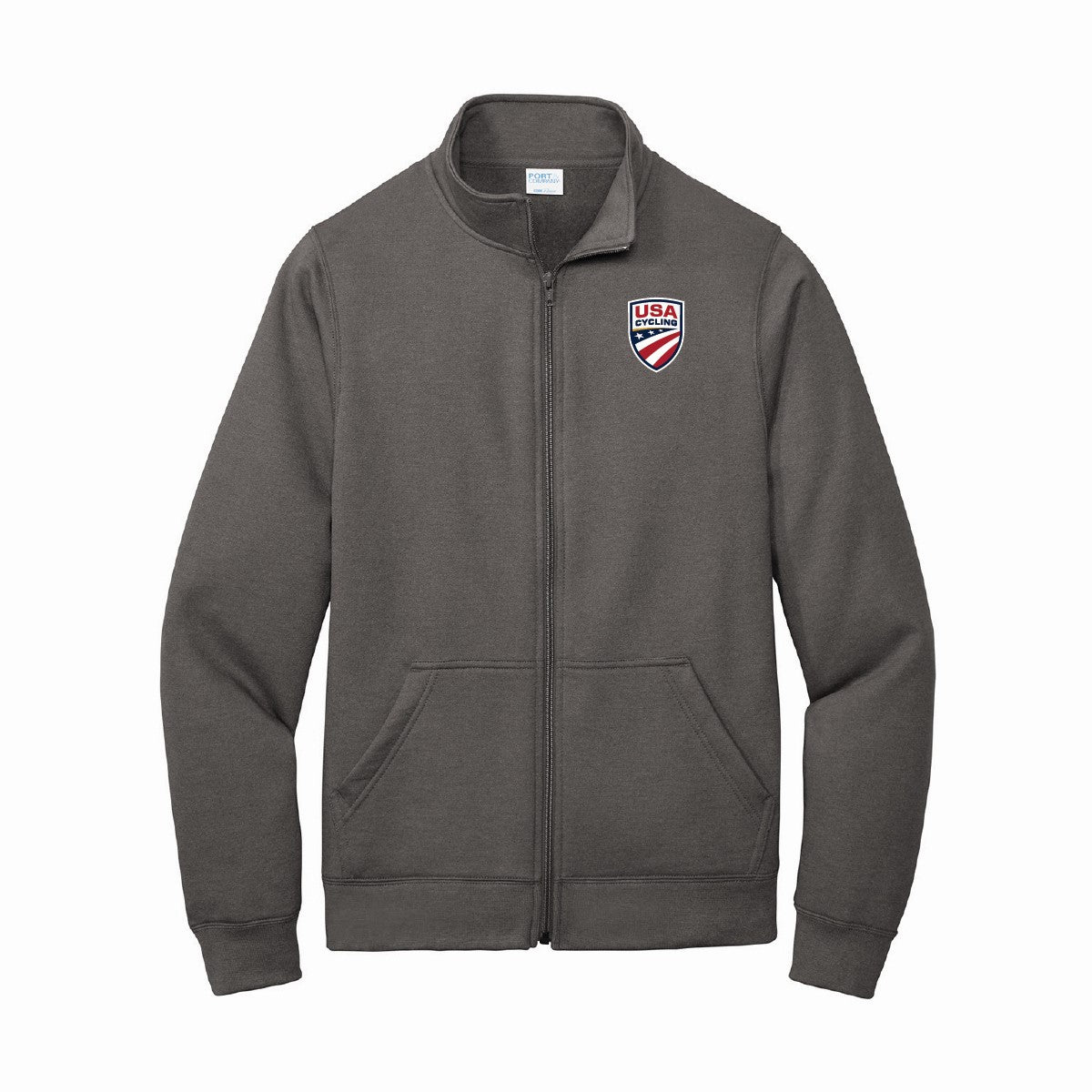 USA Cycling Core Fleece Cadet Full-Zip Sweatshirt