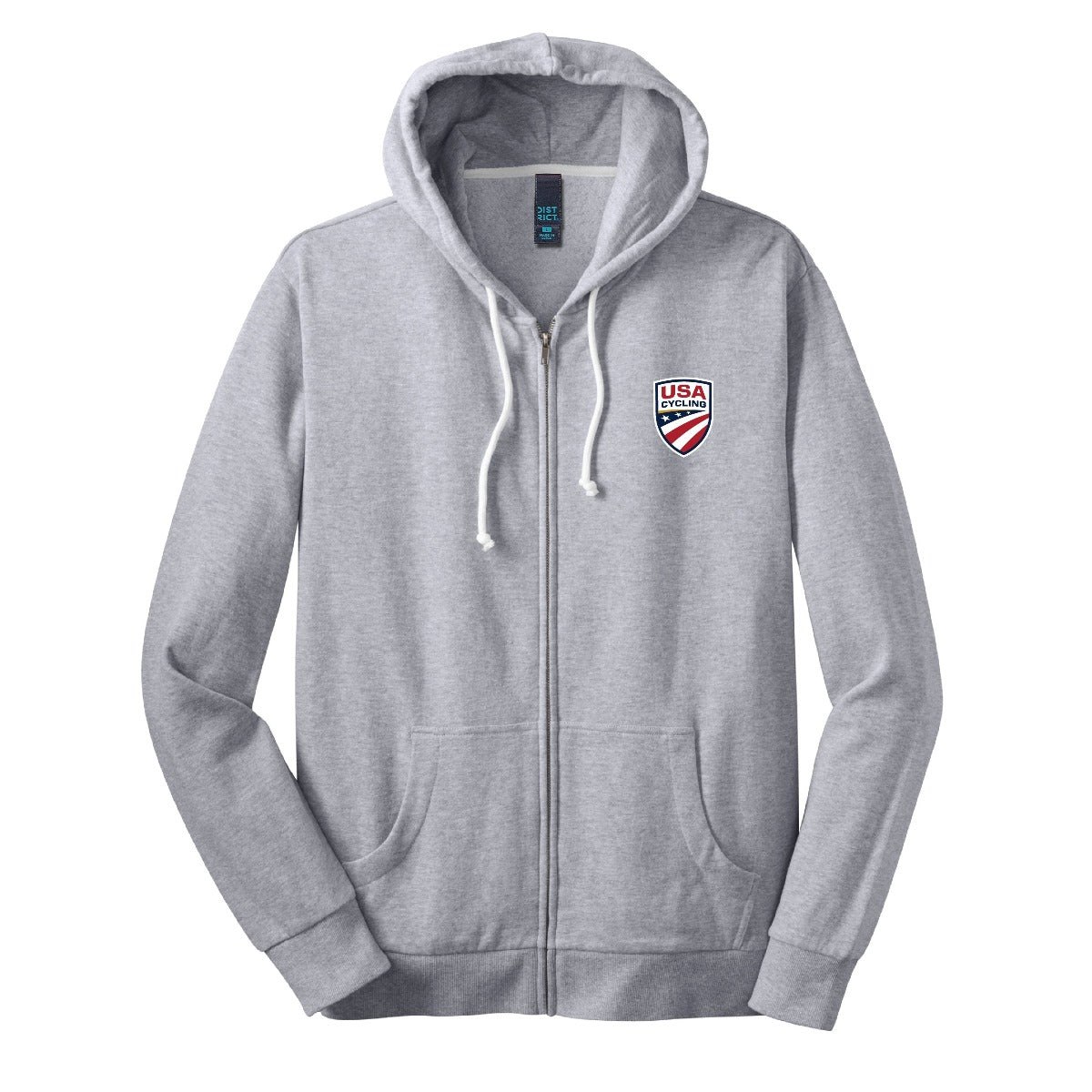 USA Cycling Full Zip Logo Hoodie