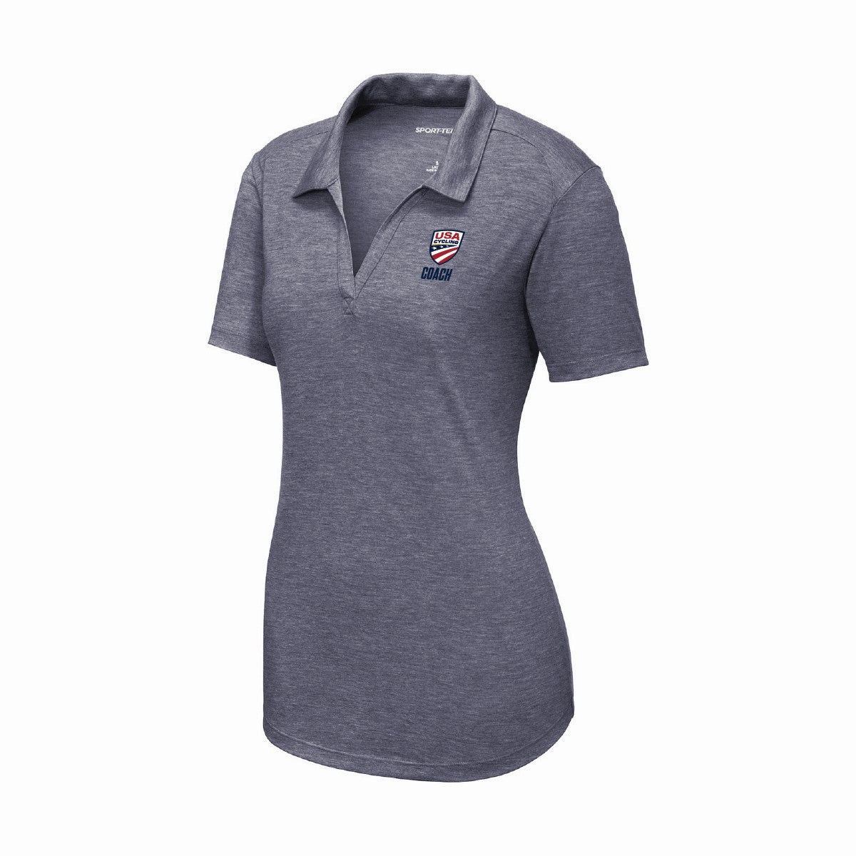 Women's USA Cycling Coach Tri-Blend Wicking Polo Women's USA Cycling Coach Tri-Blend Wicking Polo