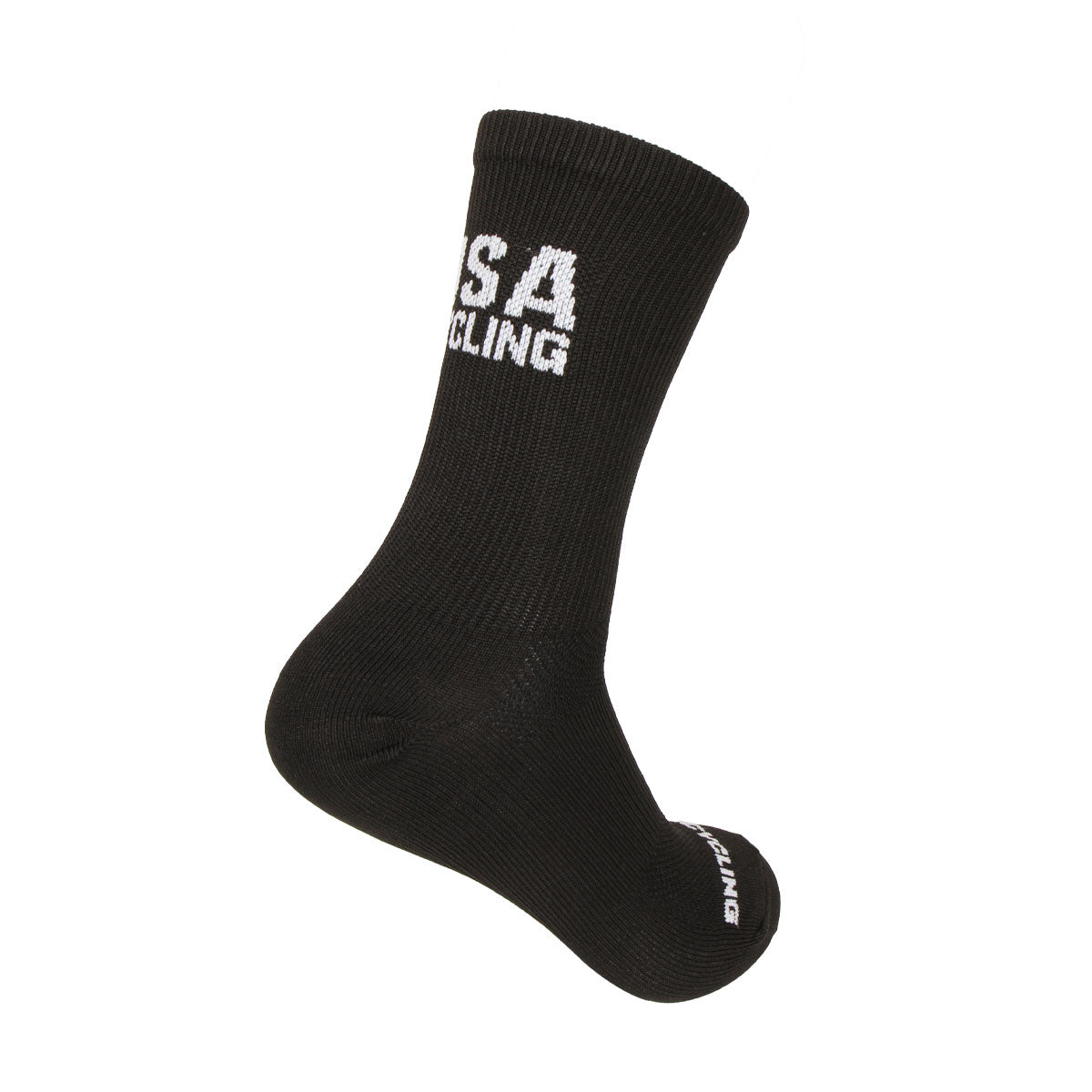 Black Cycling Sock