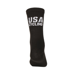 Black Cycling Sock