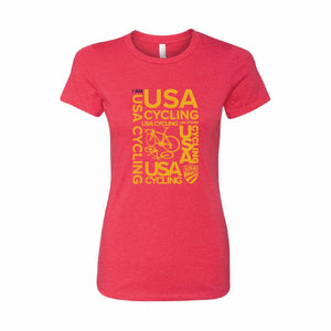 Women's I am USA Cycling T-shirt